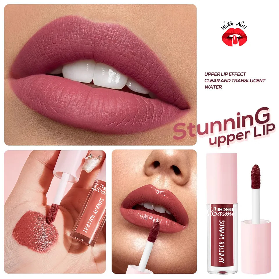 10 Pieces/Set Lip Gloss Velvet Lipstick Waterproof and Long-Lasting Lip Gloss Womens izing Set Valentines Day gift 260618 - view 3