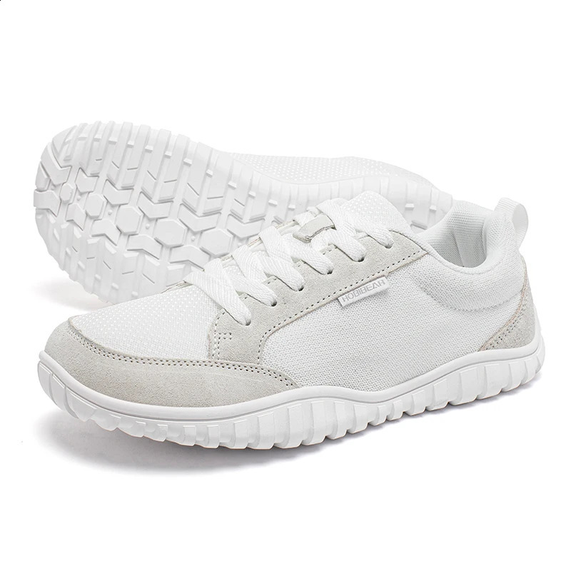 HOBIBEAR Mens Womens Walking Shoes Wide Toe Comfortable Casual Running Sneakers Lace Up Mesh Lightweight Shoes 260626