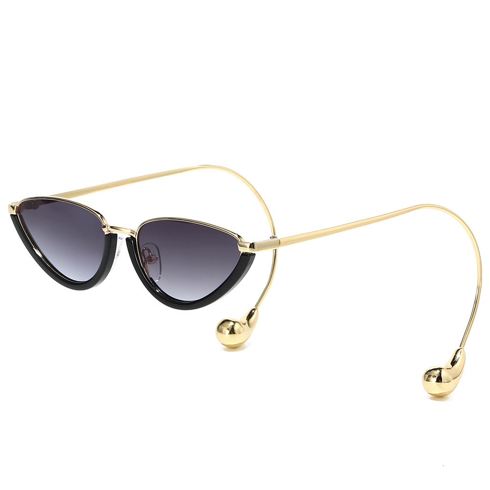 26 New Retro Fashion Cat-Eye Sunglasses For Men And Women, Small Frame, Women's High-End Street Style Glasses - view 3