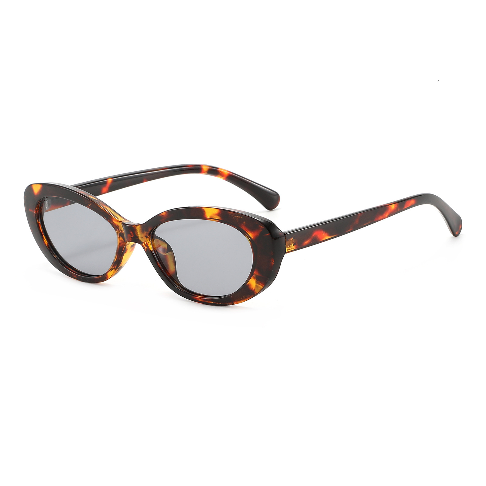 New Cat-Eye Small-Frame Oval Fashionable Women's Street Style Sunglasses, High-End Anti-Uv Glasses - view 3