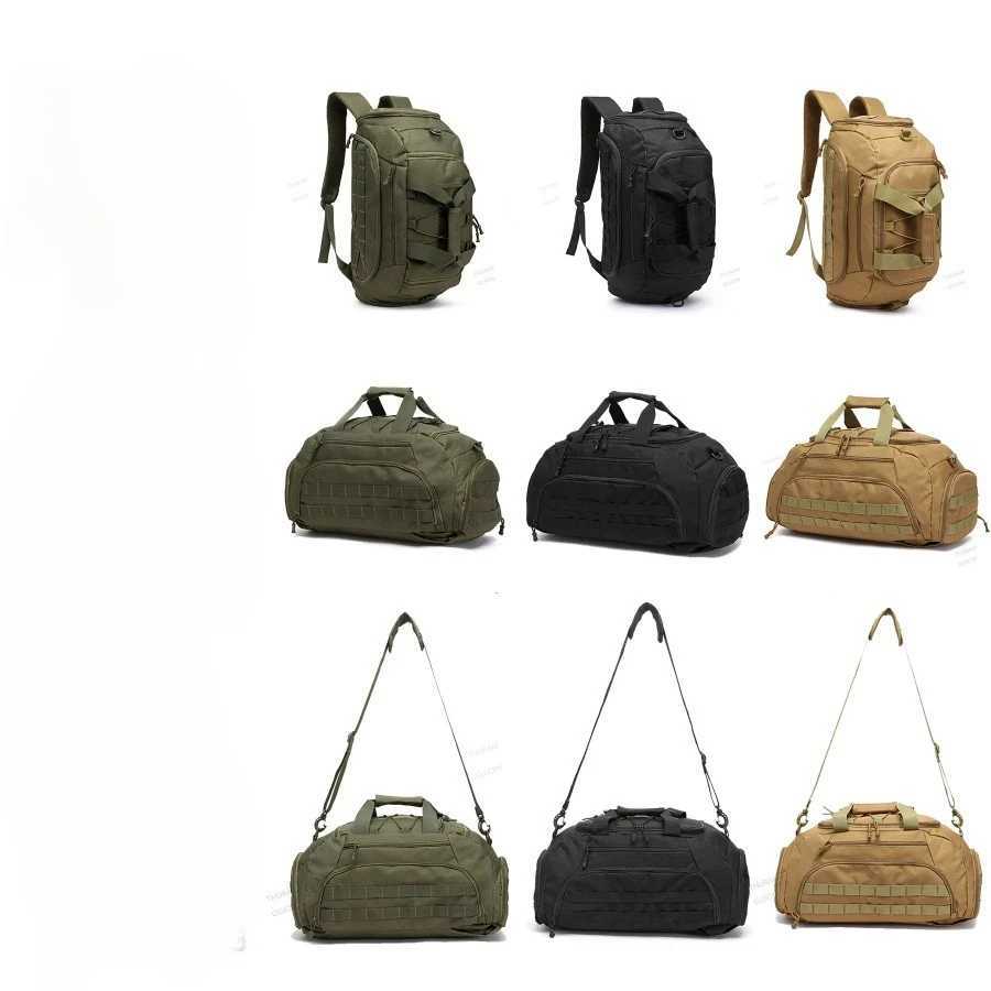 Backpack Gym 3-in-1 with Tactical Shoe Compartment Convertible Duffel Sling Bag for Men Women Weekender Overnight Travel Bag M260626 - view 7