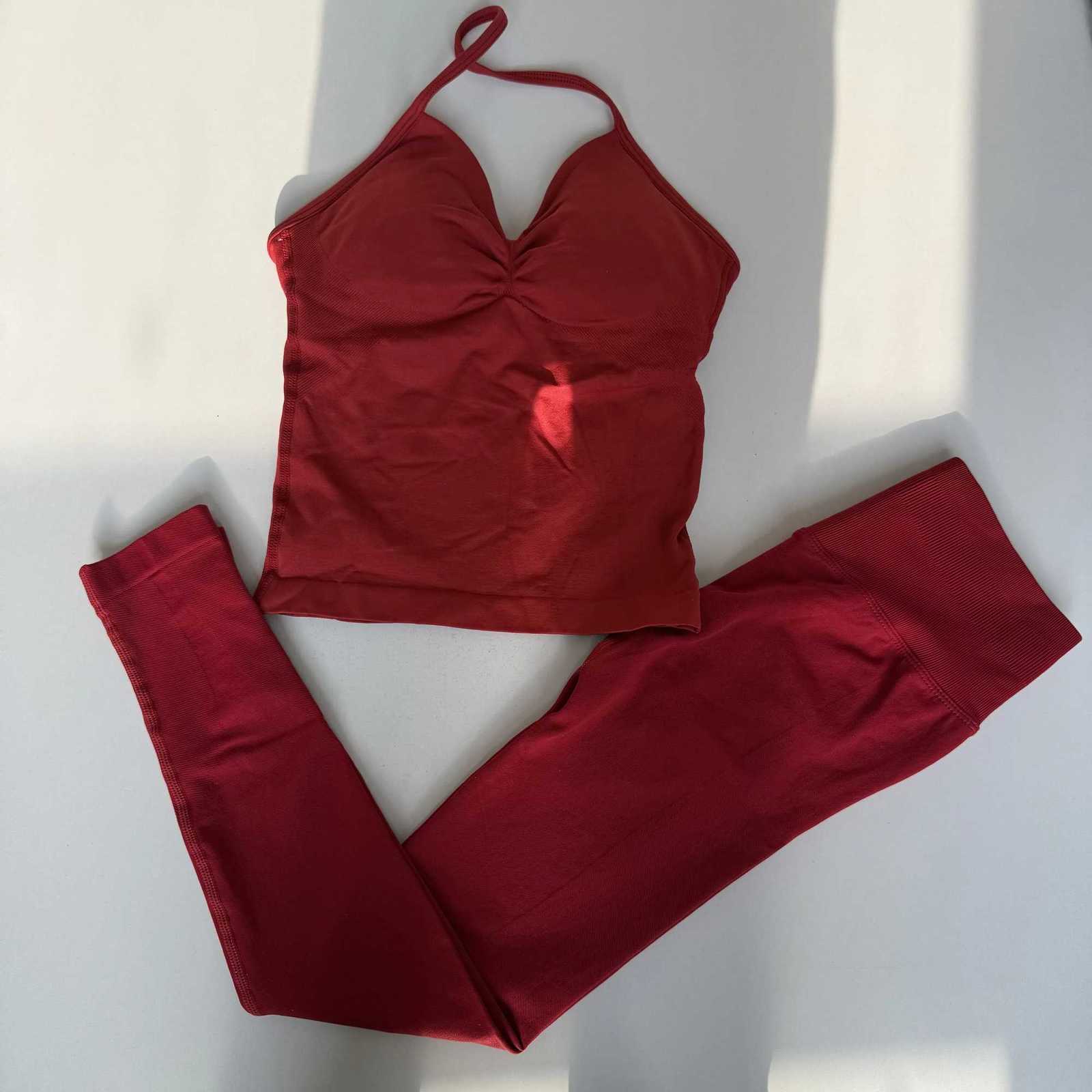 Bra Sports Womens for Shock-Proof Professional Fitness Back-Slimming Design Quick-Drying Running High-Waisted Yoga Outfit Set M260626 - view 7