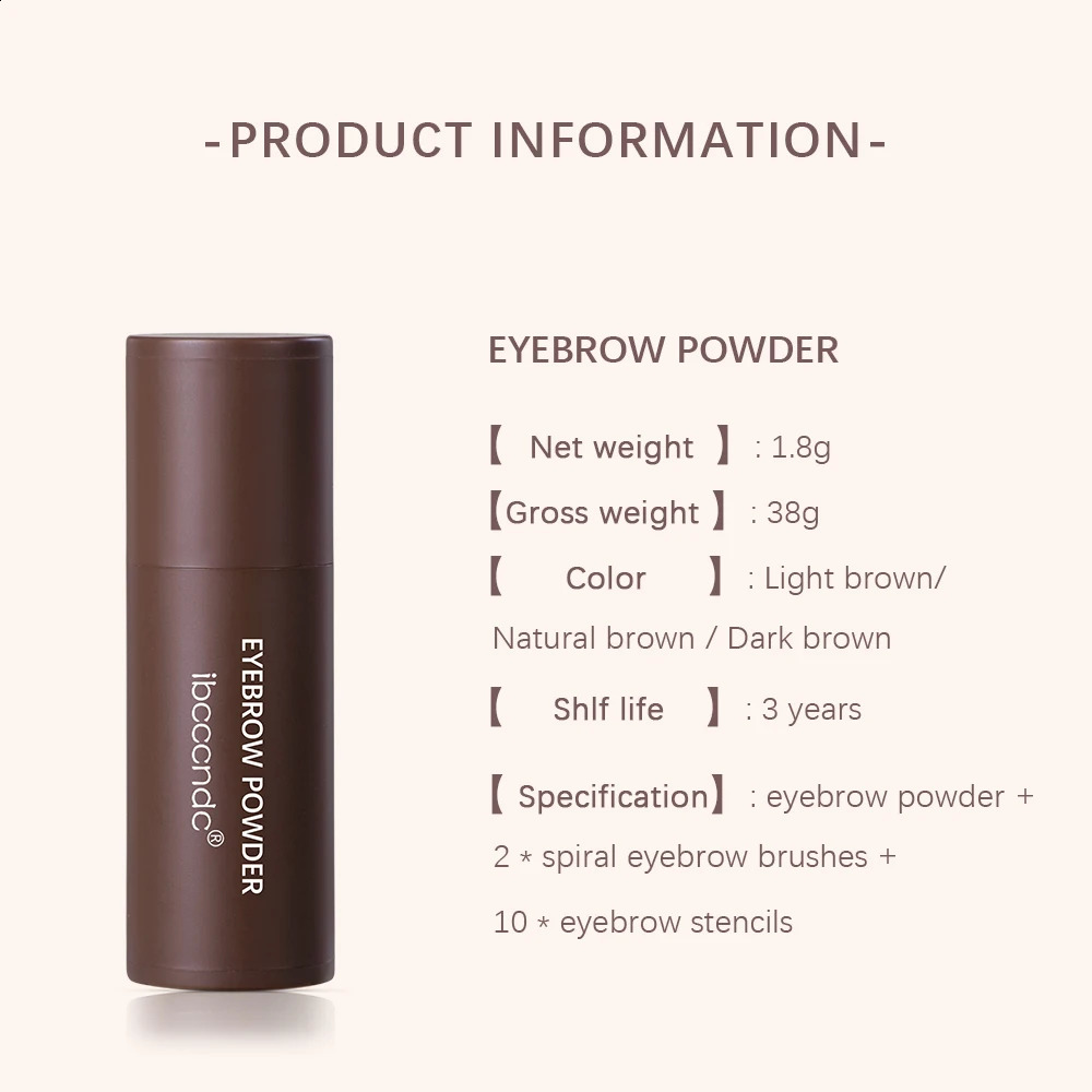 Eyebrow Stamp Waterproof Long Lasting Natural Brow Stamp Shaping Kit Shape Brow Stamp Con Stick Hairline 3Colors 260626 - view 5