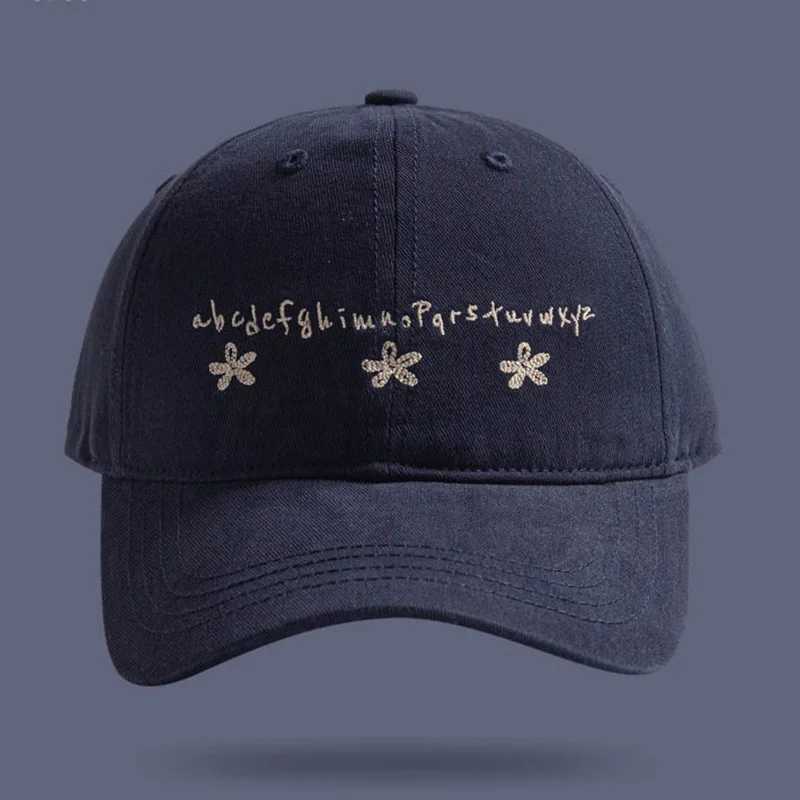 Embroidery Korean Version Small Flower Fashion Baseball for Women with Wide Brim Casual and Versatile M260626 - view 3