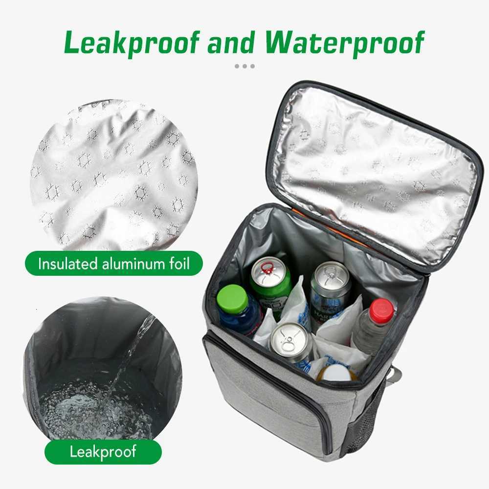 Leakproof Backpack 30L Insulated Cooler Lunch Bag for Outdoor Camping Hiking Picnics Beach Cooler Bag Traveling Equipments M260626 - view 5