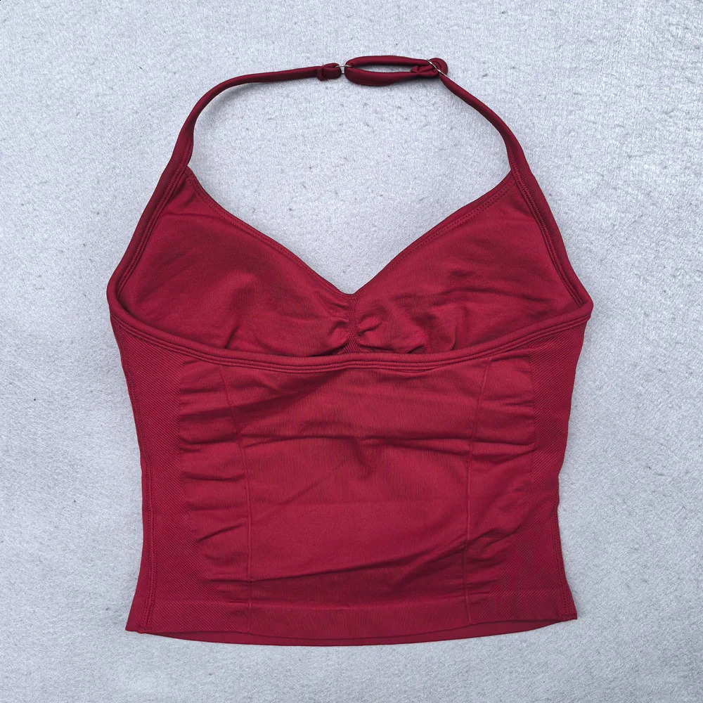 Seamless Yoga Set Women Gym Clothing Scrunch Bum Legging Padded Tank Top Workout Outfits Fitness Sportswear Suits 260626 - view 6