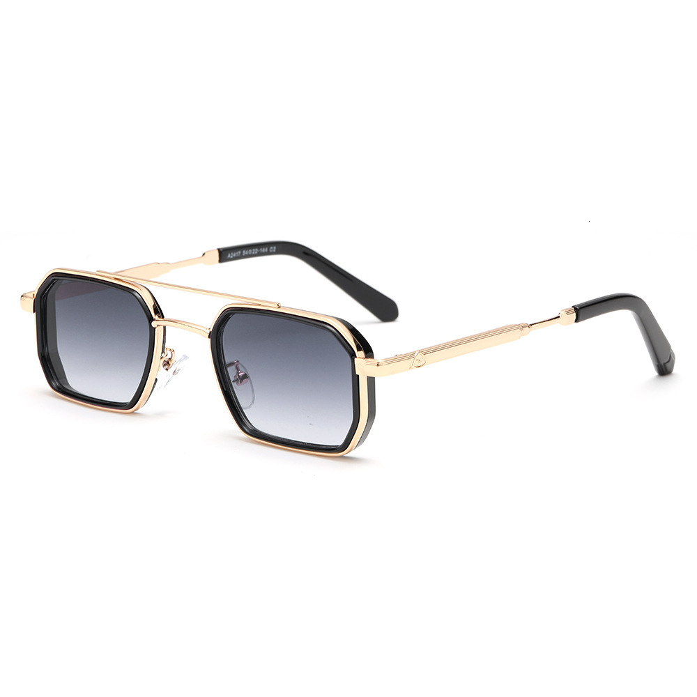 New Retro Personalized Women's Sunglasses, UV Protection, Trendy Square Frame Glasses, Fashionable And Versatile, Popular Online Sunglasses For M - view 4