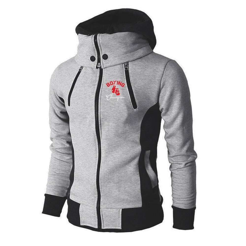2025 Spring And Autumn Men's Hajime No Ippo Kamogawa Boxing Gym Logo Print Men Hoodie Sweatshirt Casual Oversized Sport Coat W260626 - view 4