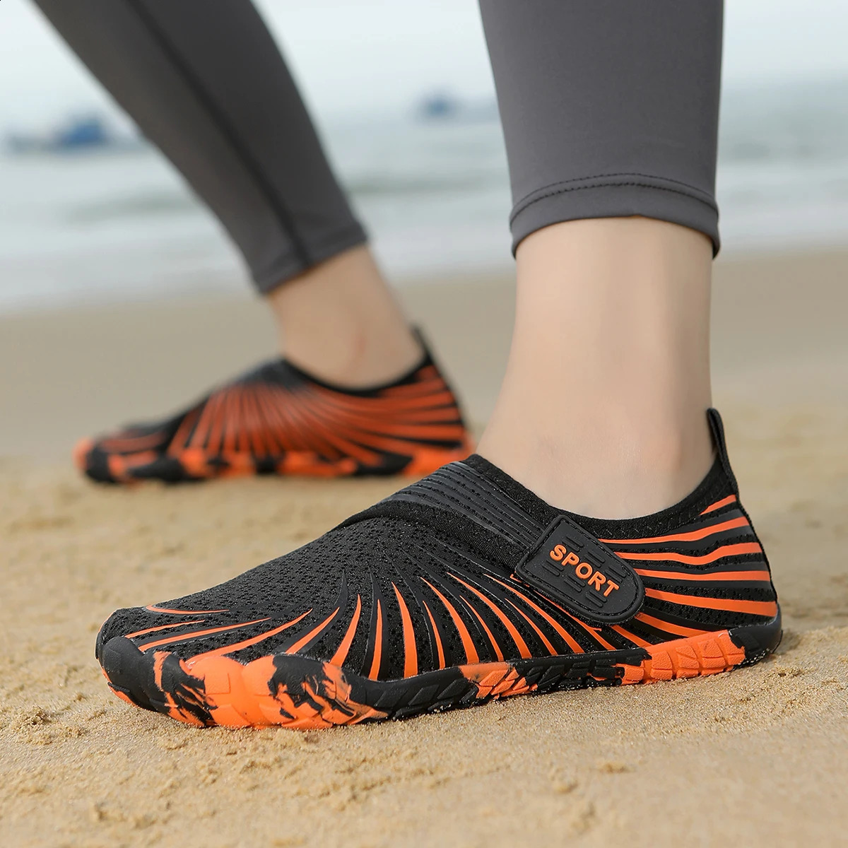 QuickDrying Water Shoes Men Women Outdoor Barefoot Beach Comfortable NonSlip Upstream Unisex Sports Yoga 260626 - view 7