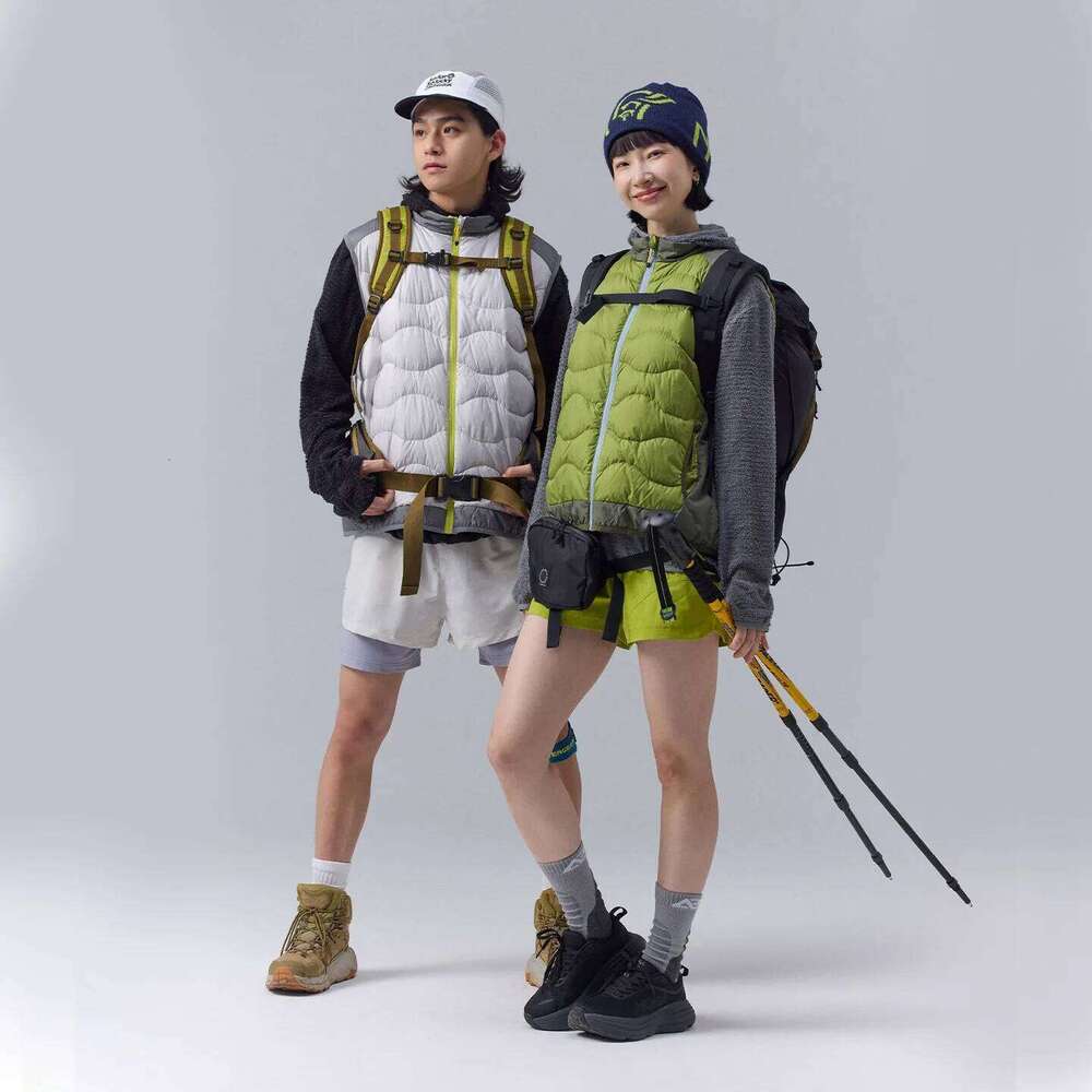 Winter New Outdoor Mountain Style Color-Blocking Lightweight Down Vest - Trendy Unisex Design for Men & Women W260626 - view 5