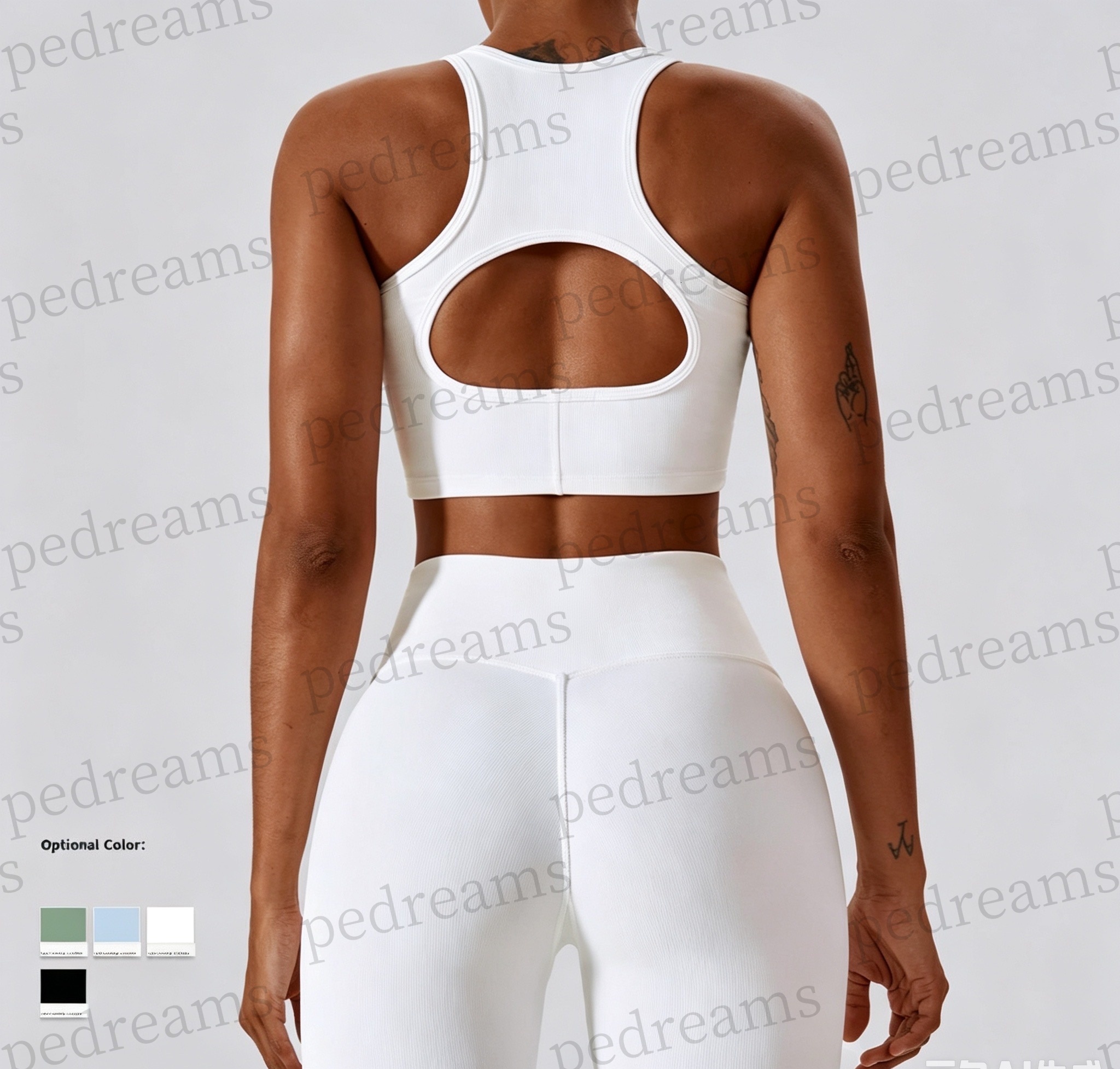 Supportive Sports Bra With Soft Straps For Female Athletes Ideal Workout Gear - view 4