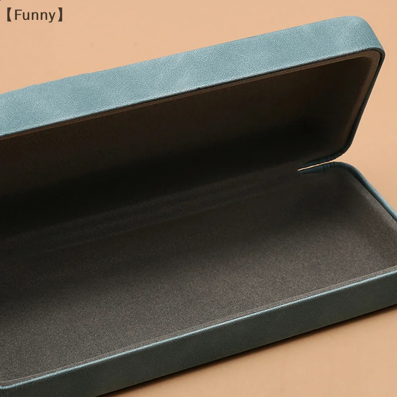 1Pc Rectangular Leather Portable Anti-Stress Hard Shell Glasses Case Protective Eyewear Protector Sunglasses Storage Case 260625 - view 7