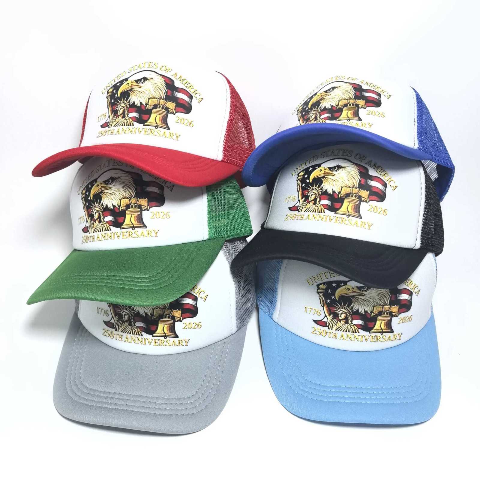 250th Anniversary USA Hat ABLEEmbroidered Patriotic Baseball 1776-2026 Independence Day Adjustable Hat for Men Women M260626 - view 6