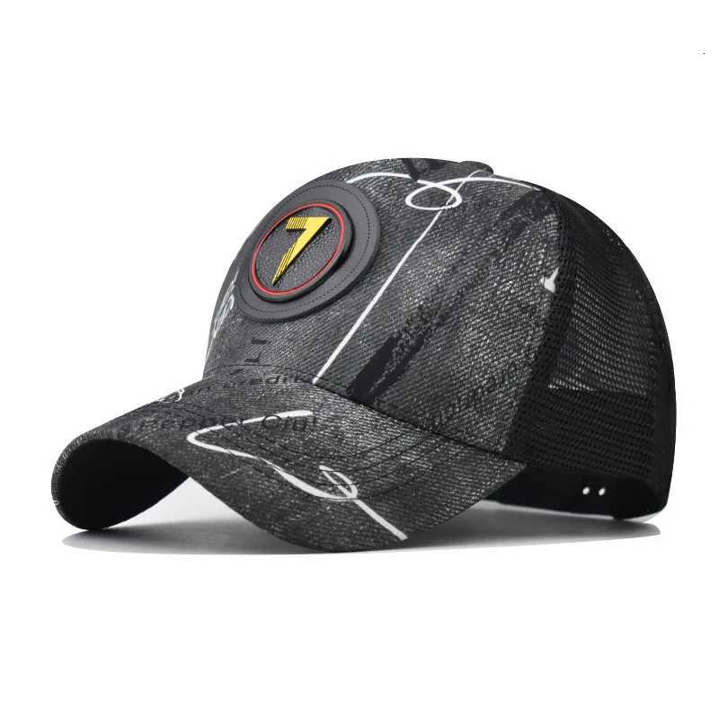 Design Personality 7 Letter New Retro Mesh Baseball For Men Women Autumn Summer SnapHat High Top Network Sun Hat Gorras M260626 - view 5
