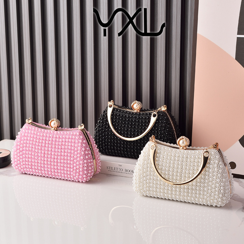 Carefully Selected Elegant Pearl Clutch Bag Ladies, Suitable Cheongsam Dresses, Party and Evening Handbag, Exclusively for Cross-Border Sales GLAMOR - view 3
