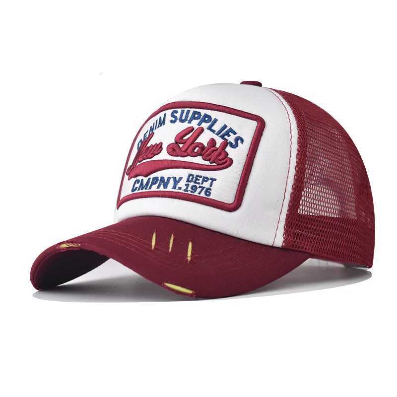 Letter Embroidery Mesh Dad Streetwear Baseball Fashion SnapHip Hop Outdoor Y2K Trucker Hats Gorras F2719 for Women Men M260626 - view 6