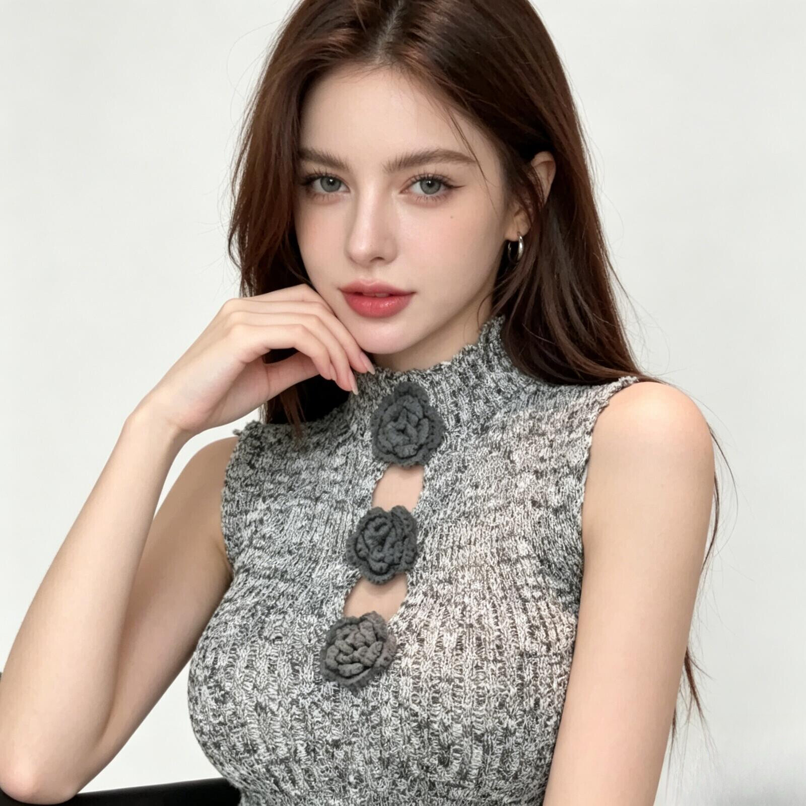 Womens Sleeveless Camisole Top Womens Floral Print Off Shoulder Thin Slim Fit Hot Girl Layer Outerwear For Women Daily Summer Beach Club Outfits - view 4