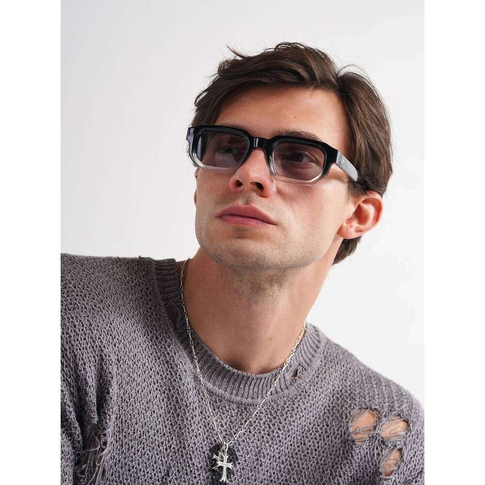 Ruiao Men Vintage Rectangle Frame Sunglasses Fashion Retro Glasses Luxury Brand Design UV400 Shades Eyewear Women Sun Glasse 26Y0626 - view 4