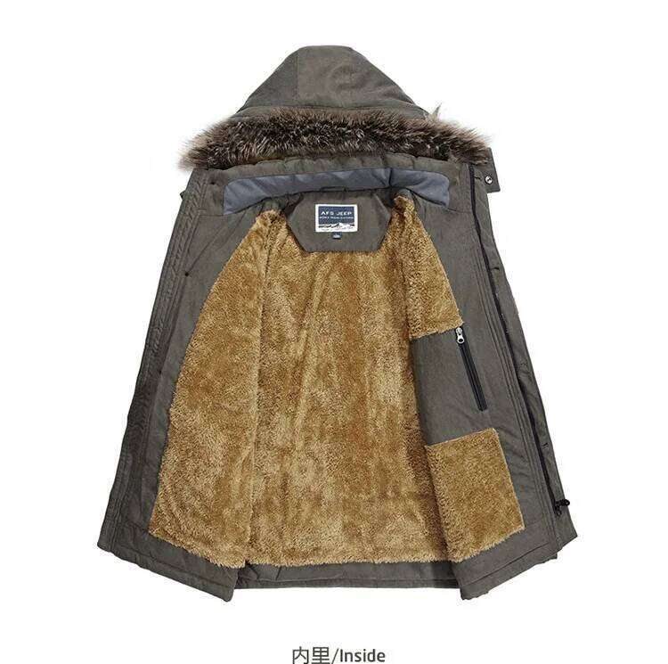 New Winter Men Hooded Fur Collar Long Down Jackets Overcoats Male Multiple Pockets Warm Parkas Quality Man Casual Chaquetas 7XL J260626 - view 5
