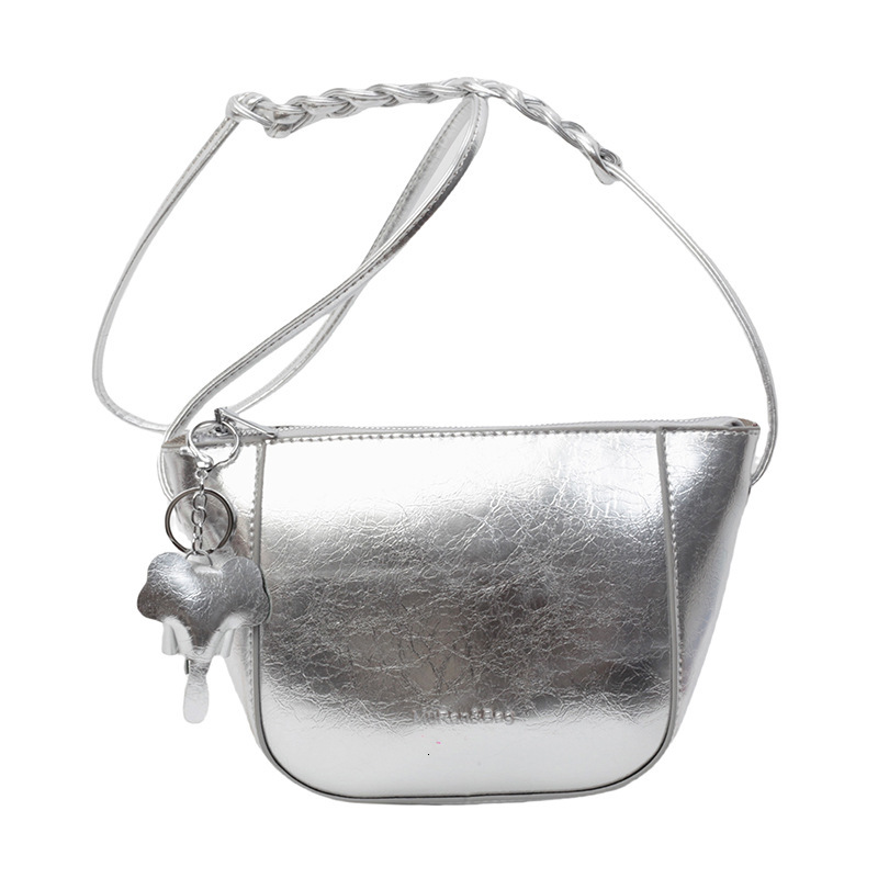 2026 Summer New Korean Style Minimalist Saddle Bag For Women, High-End Texture Trendy Versatile Casual Crossbody Shoulder Handbag - view 6