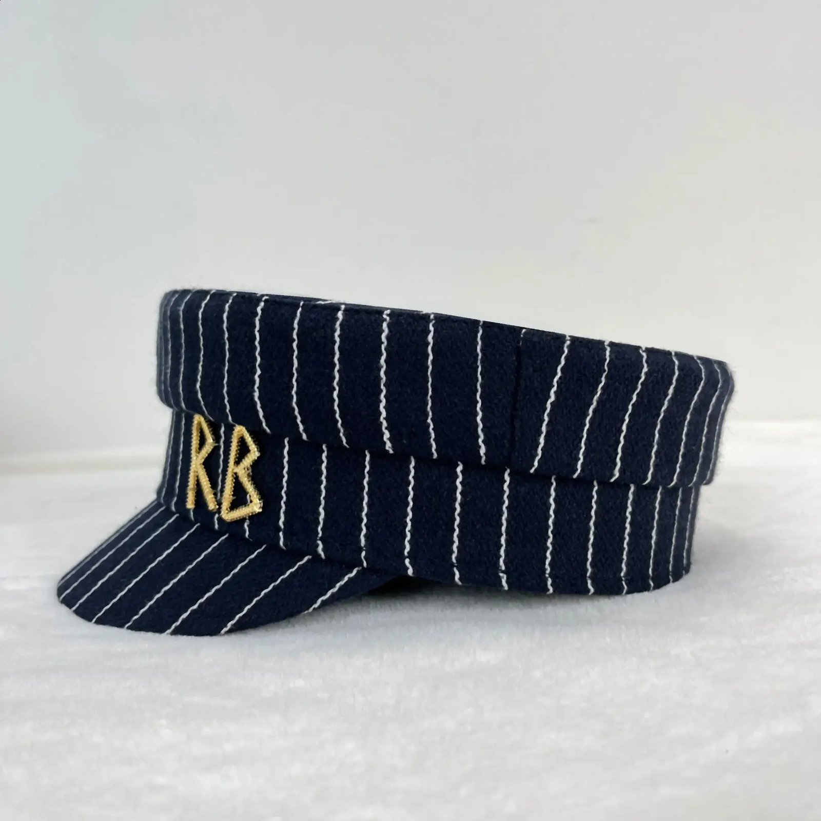 Retro Winter Woolen Women Hats sboy Caps Flat Letter Stripes Militray Cap British Vintage Visor Hat Sombreros De Mujer 260625 - view 6