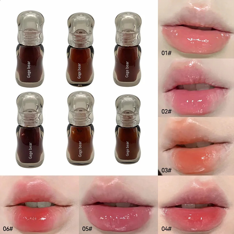 Gege Bear Crystal Gloss Lip Tint Autumn/Winter Hydrating Formula Mirror-Gloss Finish Youthful Plumping Effect 260625 - view 3