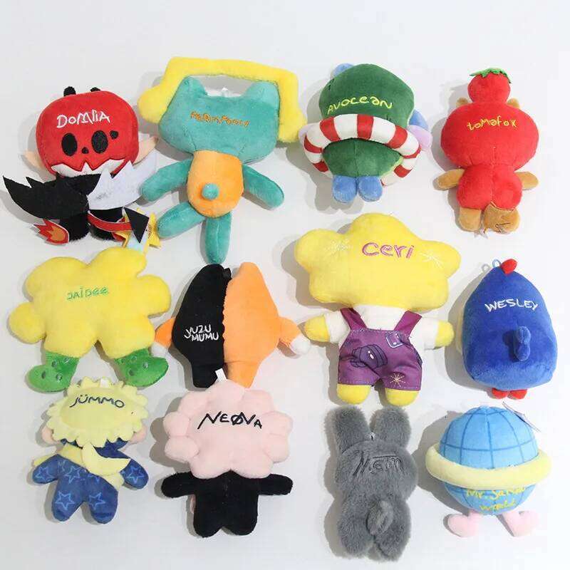 Thailand GMMTV CP Plush Keychain Cartoon Cute Filling PP Cotton Pendant JAIDEE BABII WIN ForceBook AouBoom Fans Birthday Gift 26Y0626