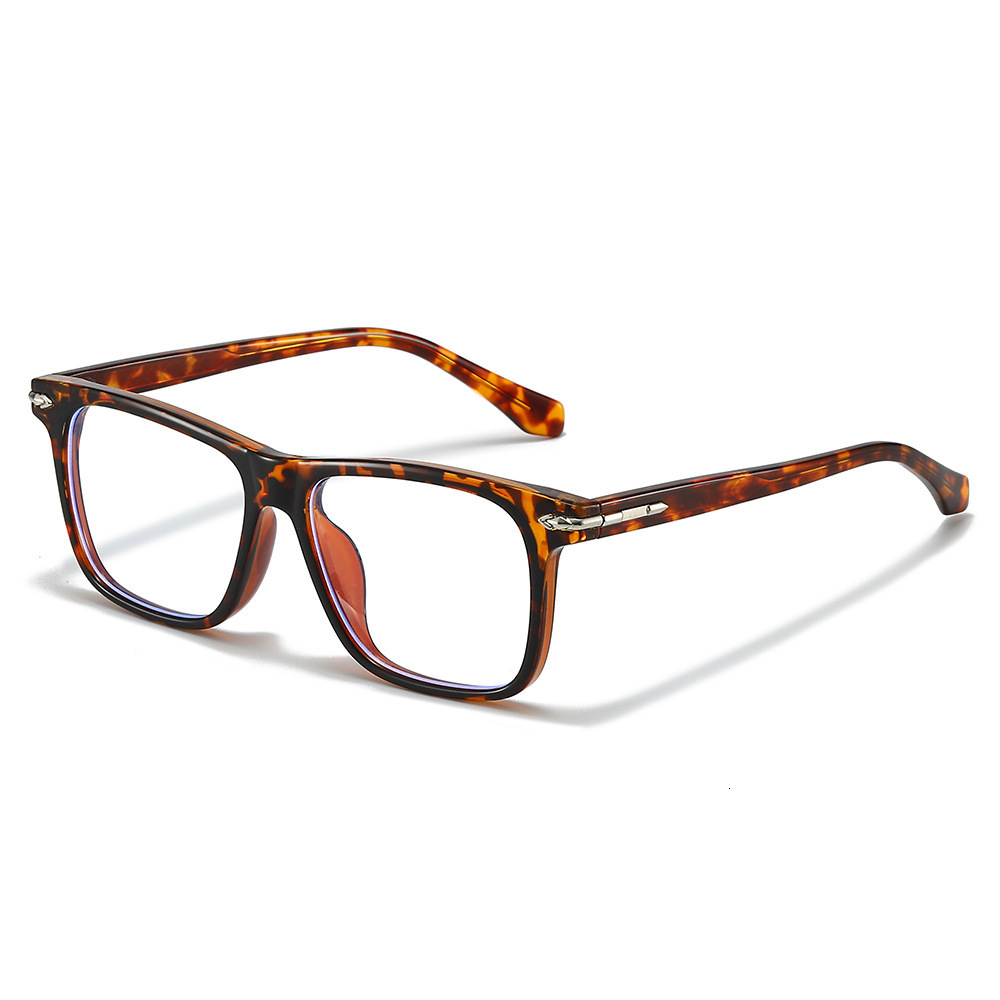 2026 Retro Artistic Square Frame Tr90 Eyeglass Frame, Simple And Stylish, Versatile, Blue Light Blocking, Unisex Eyeglasses - view 5