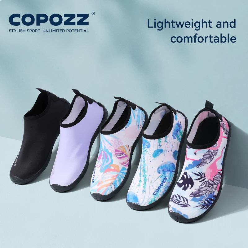 COPOZZ Beach Water Shoes Swimming Surfing NonSlip Breathable Sneakers Men Women Diving Summer Unisex Snorkeling Flat 260626 - view 1