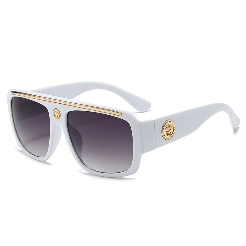 2026 Designer's New Large Frame Sunglasses For Men Fashionable Casual Versatile Trendy Luxury Big Brand Head Decoration Sunglasses Women's H - view 7