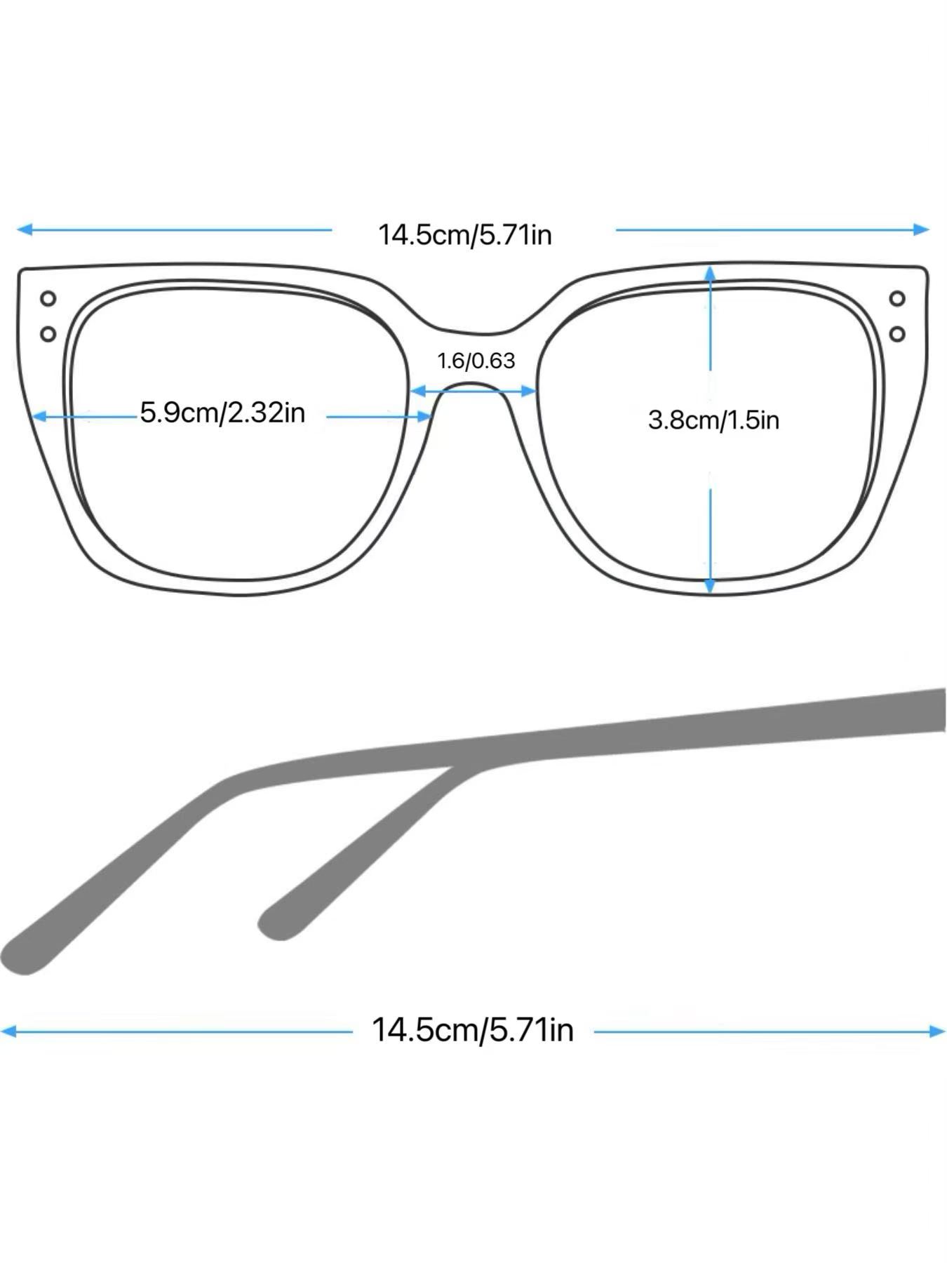 Unisex Color Change Frameless Spectacles with UV Protection Trendy Blue Light Blocking Goggles - view 5