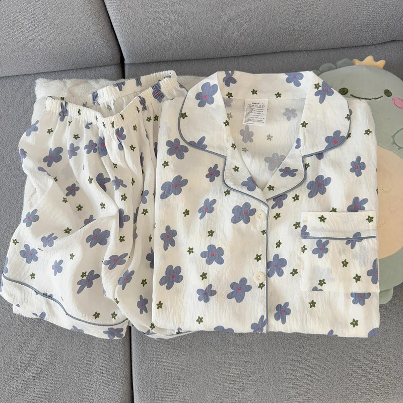 2Summer shortsleeve pajama set for women comfortable and trendy shorts that can be worn outside home wear 260625 - view 6