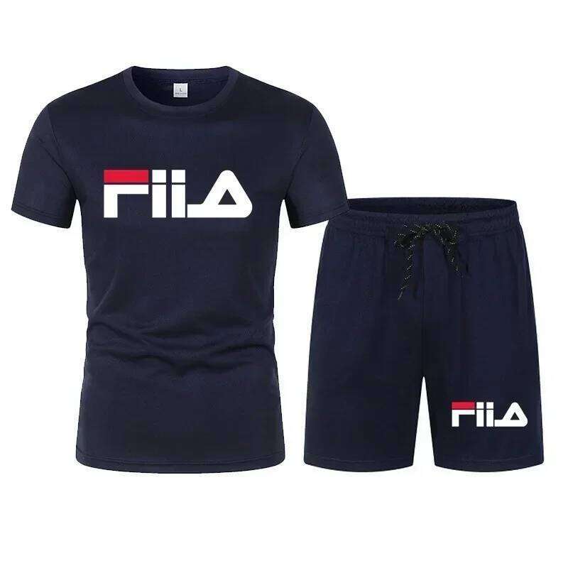2026 hot men's casual summer sportswear breathable mesh short sleeved T-shirt and shorts set 26Y0626 - view 6