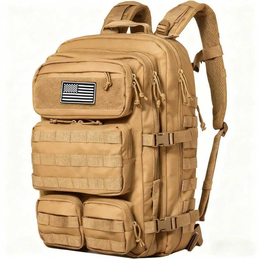 MOLLE Assault Pack Tactical 50L/30L Backpack Military Army Camping Rucksack 3-Day Pack M260626 - view 3