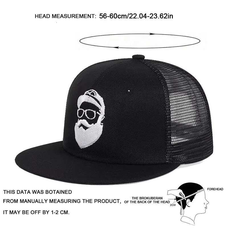 Hip-hop Unisex Embroidery Old Man Net Hats Spring Summer Adjustable Casual SnapBaseball Caps Outdoor Sunscreen Hat M260626 - view 7