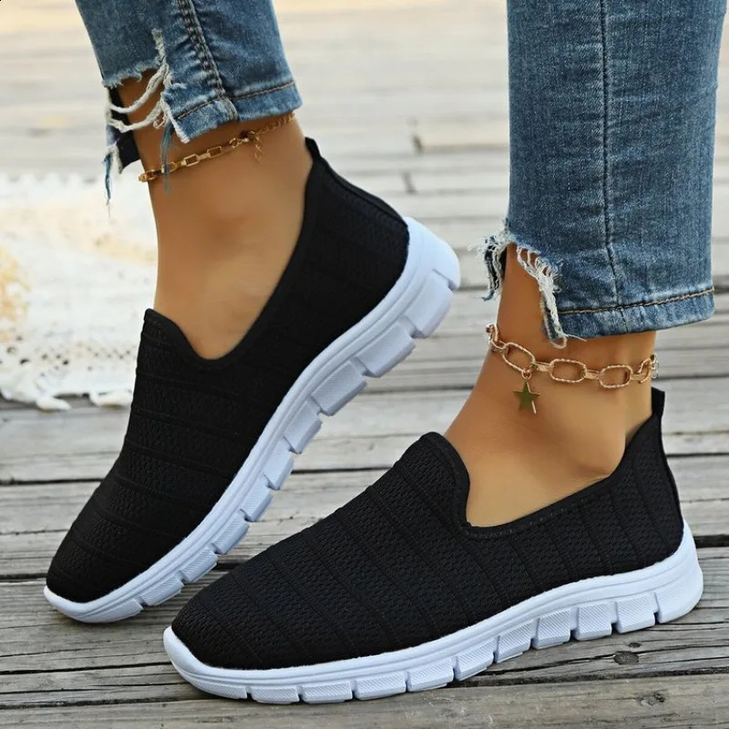 2026 Summer Sneakers Slip On Flat Shoe Womens Fashion Casual Loafers Walking Outdoor Mesh Soft Bottom Sports 260626 - view 5
