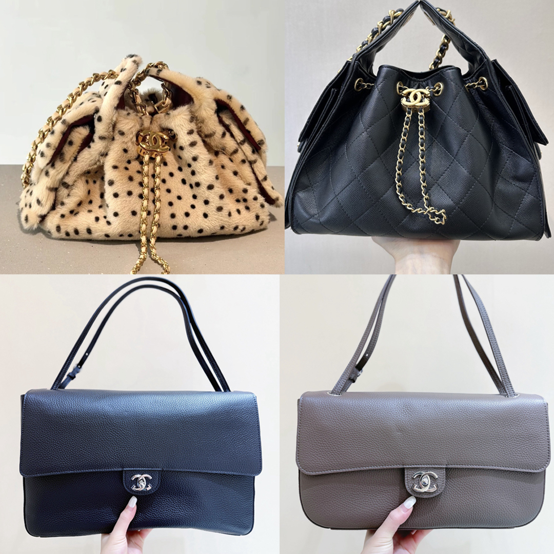 Designer Bag New Leopard Print Runway Style 25Bag 26A Luxury Handcrafted Gold-Tone Double C Logo Leather-Woven Chain Lambskin Gold-Tone Metal Shoulder Bag Mini bag