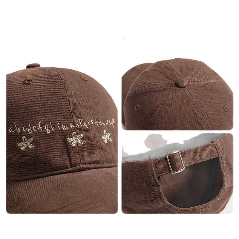 Embroidery Korean Version Small Flower Fashion Baseball for Women with Wide Brim Casual and Versatile M260626 - view 7