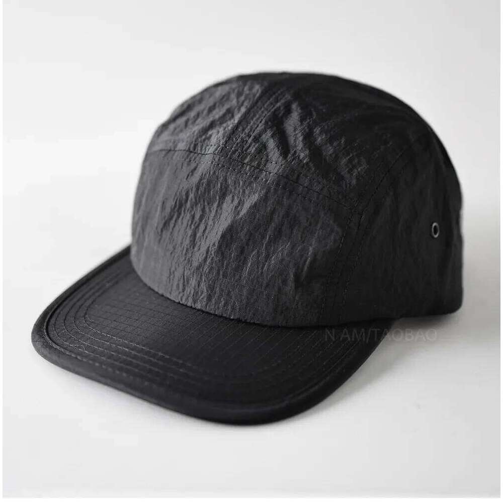 Solid Color Quick-drying Plaid Hemming Sun Flat-brimmed Hat Men Women Running Sports Breathable Sunshade Ultra-thin Baseball Cap W260626 - view 5