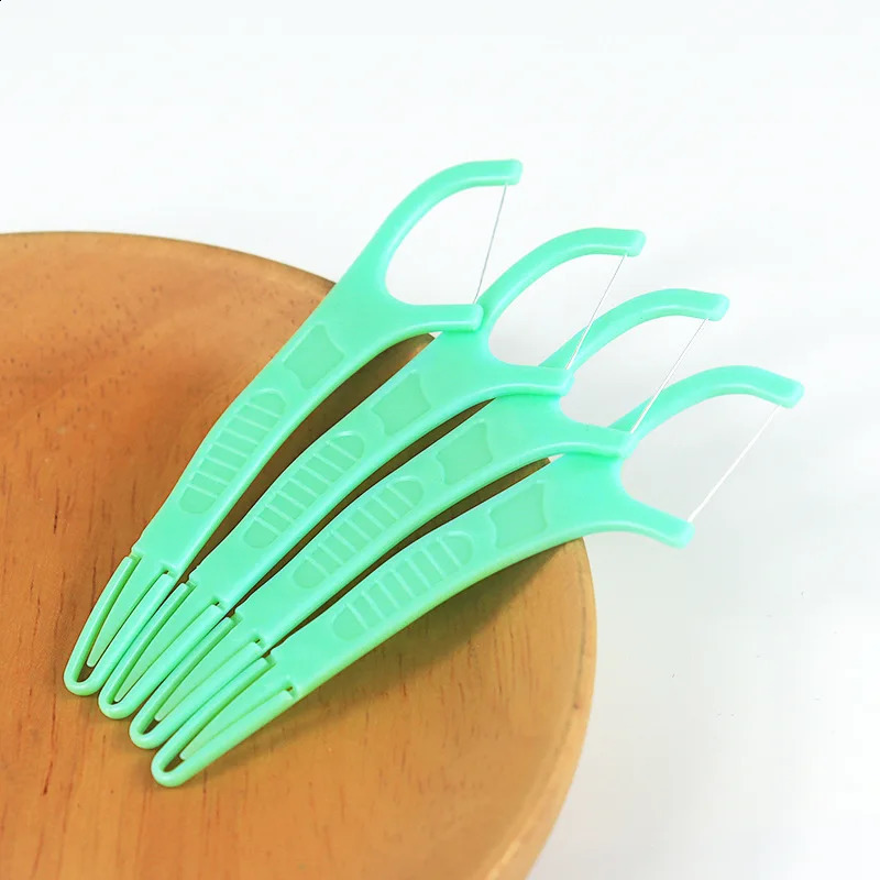 100pcs Mint Flavor Dental Floss Safe HighGrade Toothpick Stick Picks Plastic Toothpicks Ultrathin Peppermint Teeth 260626 - view 4
