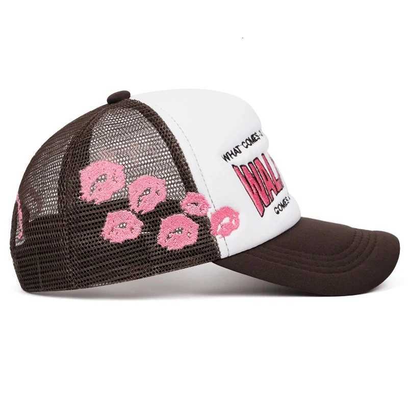 WALM Creative New Baseball Hat VANY Side Lipprint Embroidered Street Hip Hop Hat Daily Leisure Sunshade Hat Unisex Net Hat M260626 - view 5