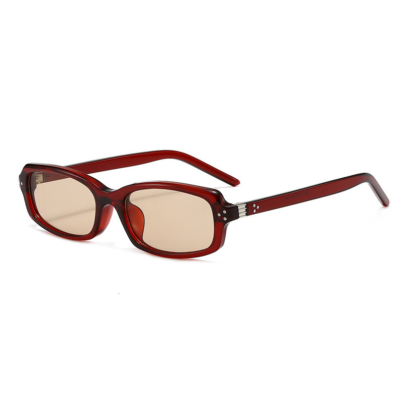 New Fashionable Square Small Frame Sunglasses, Popular On , Anti-Blue Light Glasses, Trendy And Cool UV Protection Sunglasses For Women - view 4