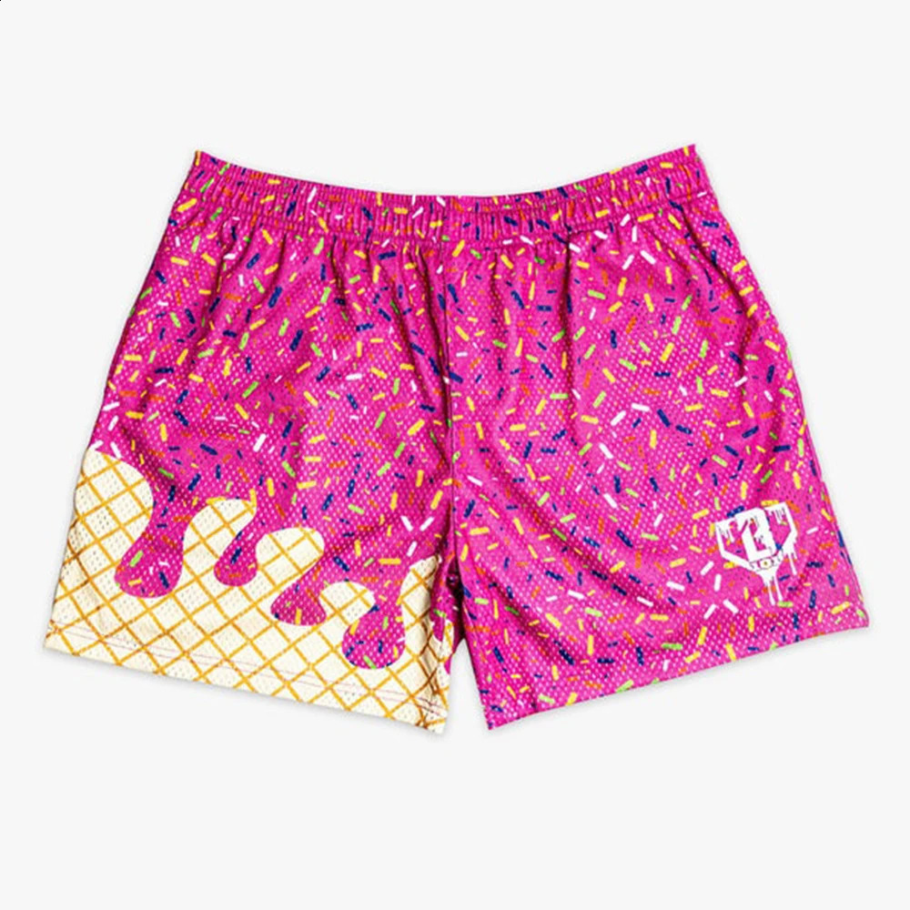 Summer KidAdult Graffiti Shorts Baseball Lifestyle 101 Comfortable Sports Shorts American Retro Basketball Men Shorts 260626 - view 3
