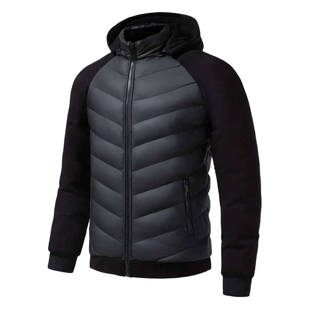 Lightweight Cotton Jacket Casual Loose Men's All-Match Hoodie Winter Fashion Outerwear Comfortable Breathable Streetwear J260626 - view 1