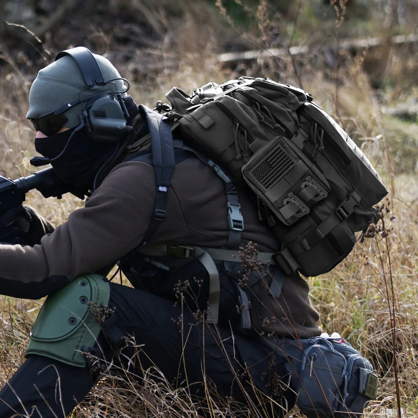 Molle Pouch Tactical Compact WaterResistant Pack Utility EDC Waist Bag For Hunting Trekking Running Camping 260625 - view 7