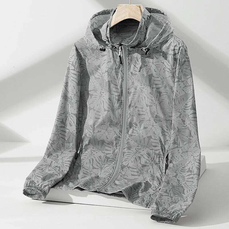 2024 UPF Sunscreen Coats Men's Breathable Sports Waterproof Jacket Summer UV Protection Outdoor Fishing Skin Coat 5xl W260626
