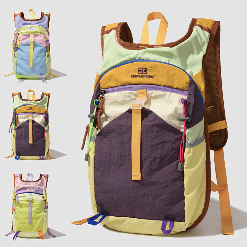 Outdoor Fashionable Backpack Contrasting Color Backpack Suitable for Travel Backpacks Sports Backpacks Hiking Backpacks M260626