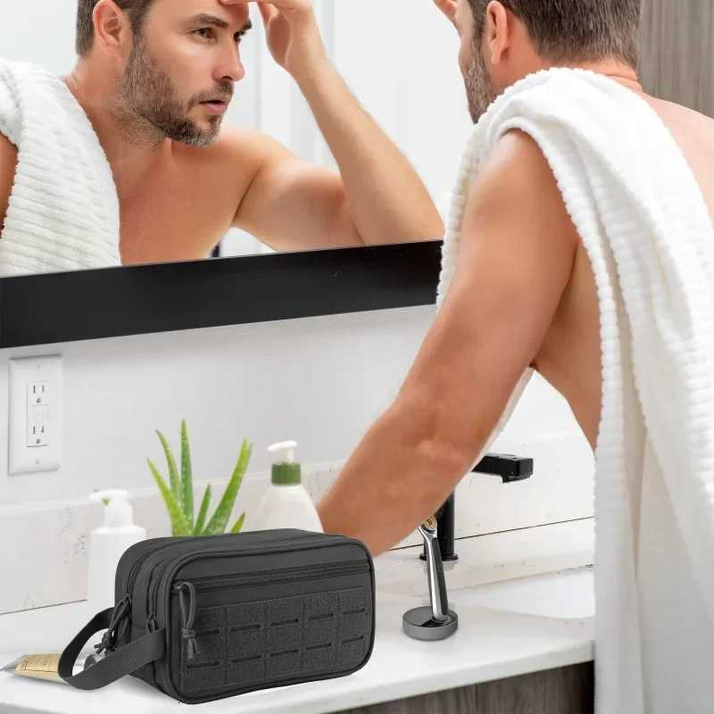 Hygiene Toiletry Bag For Men Bag Mens Shaving Kit Travel shower Bag Waist BackpackTool Molle Pouches Small Dopp Kit belt bag M260626 - view 7