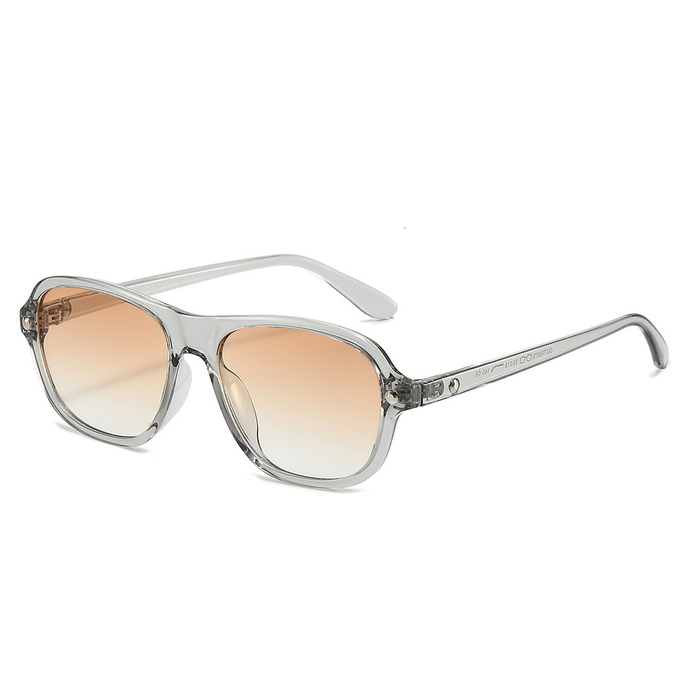Fashionable Large-Frame Men, TR UV Protection, Versatile Sunglasses For Women, Face-Slimming, Trendy And High-End Glasses - view 5