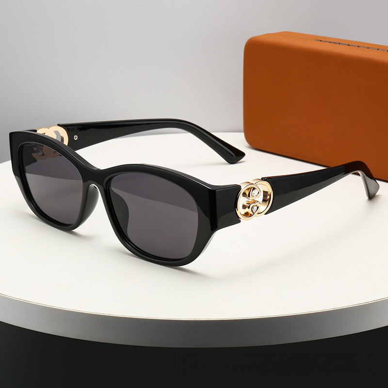 Designer's Niche Retro Personality Casual Versatile Trendy Sunglasses For Women 2026 New Modern Cat Eye Narrow Frame UV Resistant Sunglasses For  - view 4